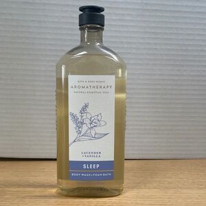 Bath & Body Works Aromatherapy Sleep Lavender Vanilla Body Wash Foam New Gift